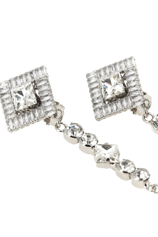 Pendant earrings Silver