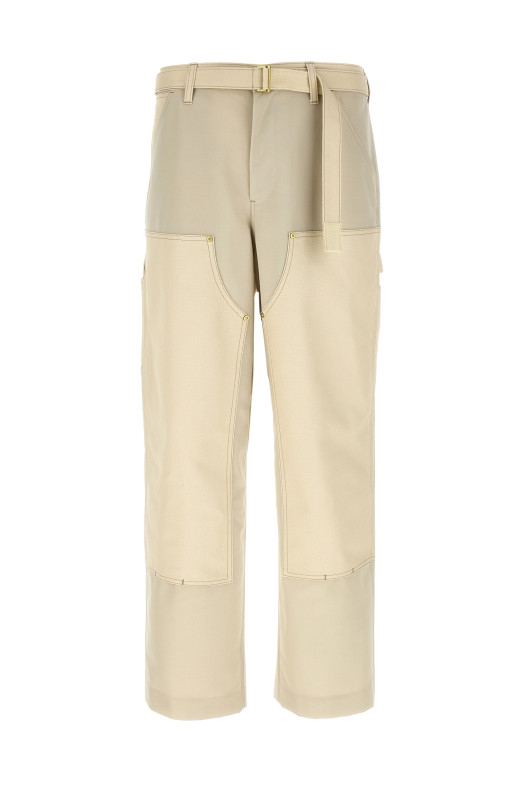 Sacai x Carhartt WIP 'Duck' pants Beige