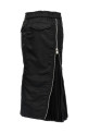 Pleated insert skirt Black