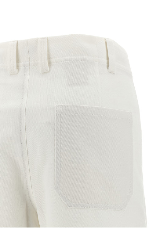 'Chino Crop' pants White