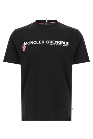 Logo print T-shirt Black