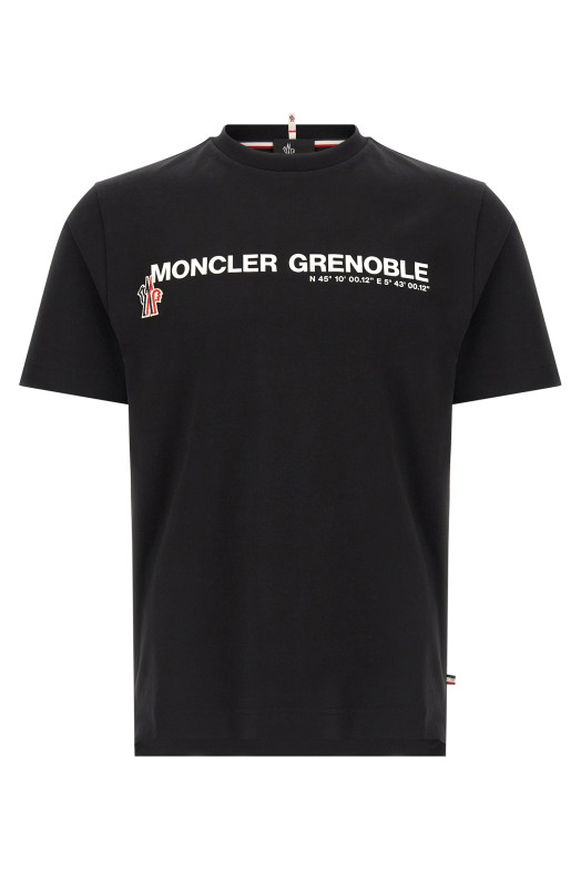 Logo print T-shirt Black