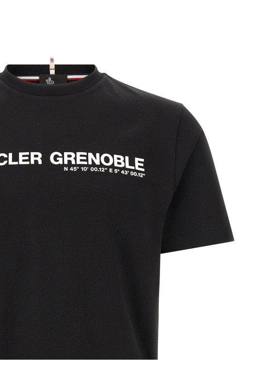 Logo print T-shirt Black