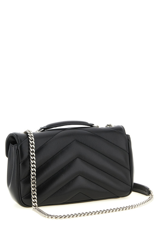 'Loulou' small shoulder bag Black