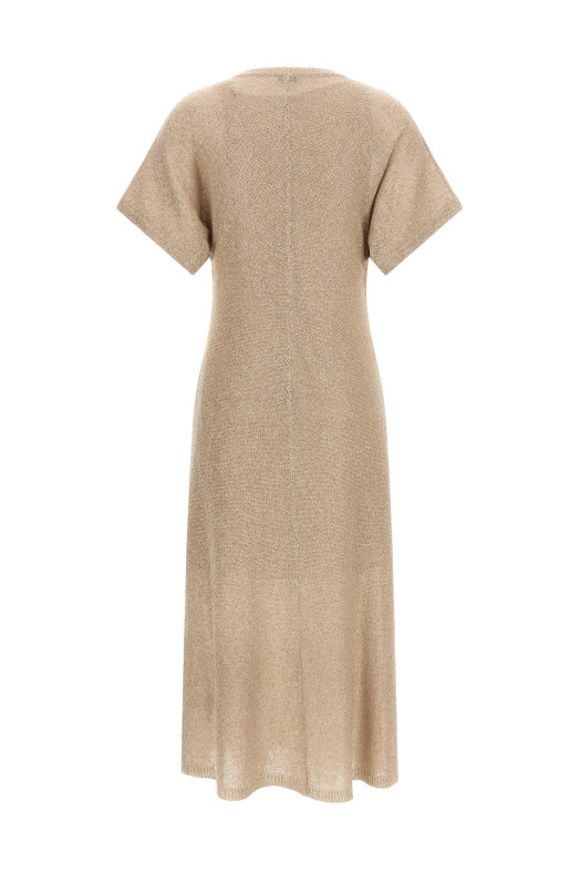 Sequin dress Beige