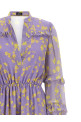 Chiffon dress Purple