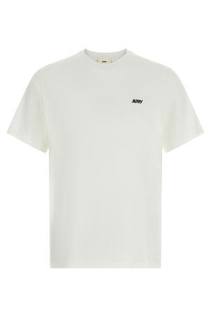 Logo embroidery t-shirt White