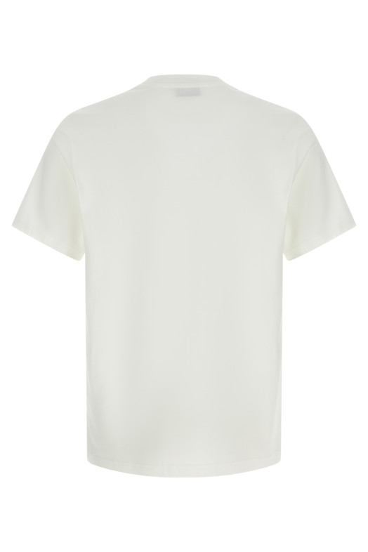 Logo embroidery t-shirt White