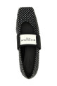 'Sliced Square' ballet flats Black