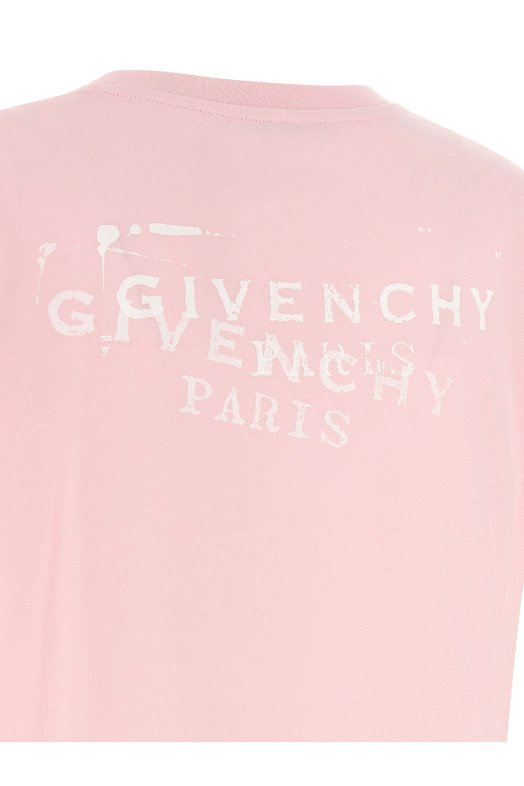 T-shirt 'Logo Stamp' Pink