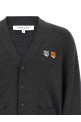 'Double Fox' cardigan Gray