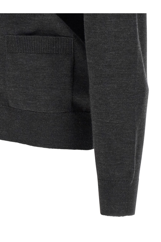 'Double Fox' cardigan Gray