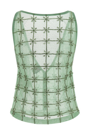 'Quandong' top Green