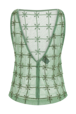 'Quandong' top Green