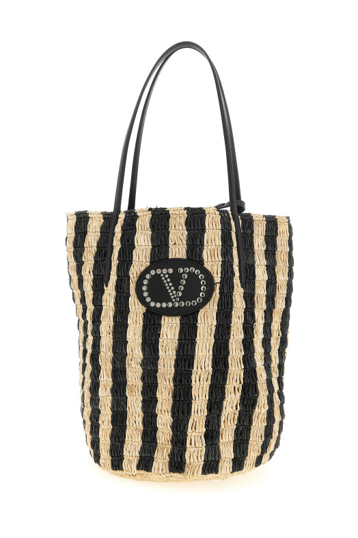 Shopping Valentino Garavani raffia Black