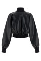 High neck bomber jacket Black