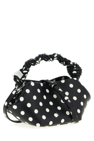 'Polka-Dot Bou' mini handbag Black