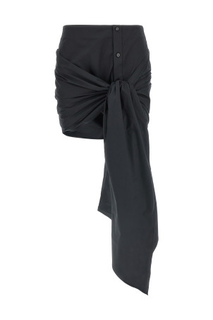-bow skirt Black