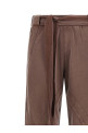 Front split pants Brown