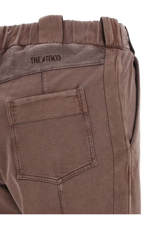 Front split pants Brown