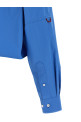 Cropped overshirt BLUE