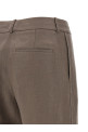 Linen trousers Brown