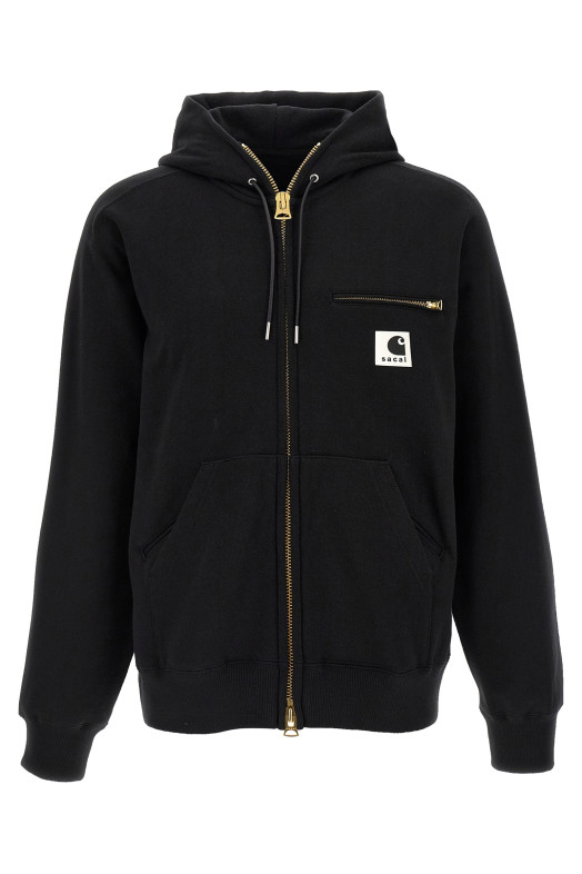 Sacai x Carhartt WIP hoodie Black