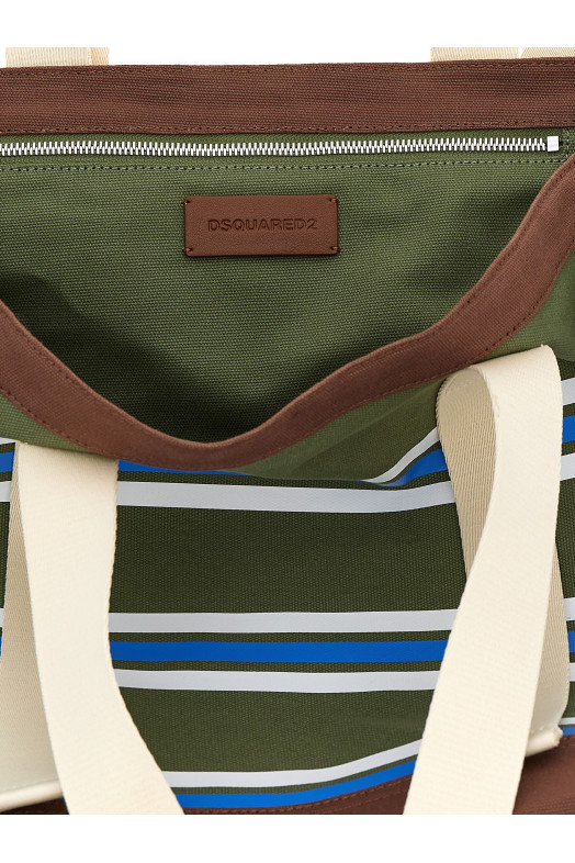 'D2 College' shopping bag Multicolor