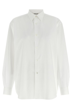 'Washed Finx Twill' shirt White