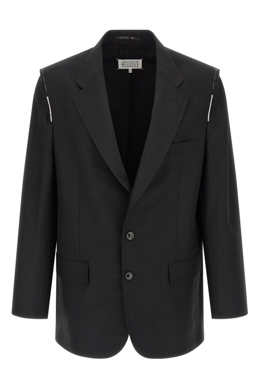 Single-breasted blazer  Black