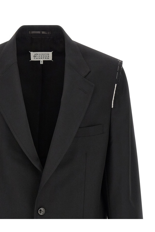 Single-breasted blazer  Black