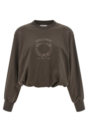 Cotton sweatshirt Brown
