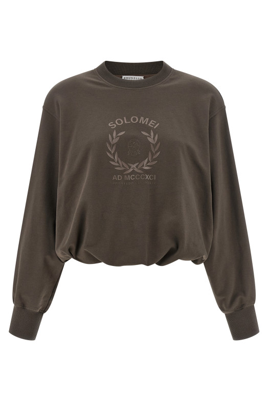 Cotton sweatshirt Brown