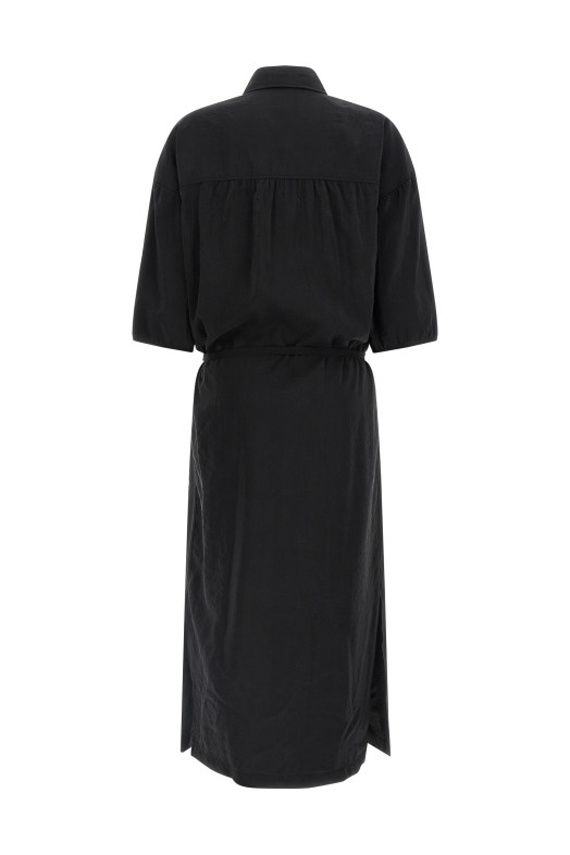 'Asymmetrical Shirt dress' dress Black
