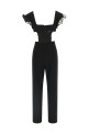 Cut-out jumpsuit Black