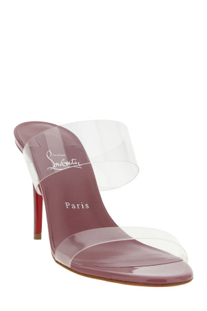 'Just Nothing' mules Transparent