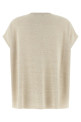 Lamé thread sweater Gold