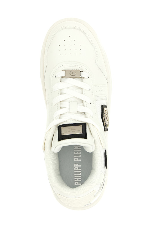 'SK8R' sneakers White