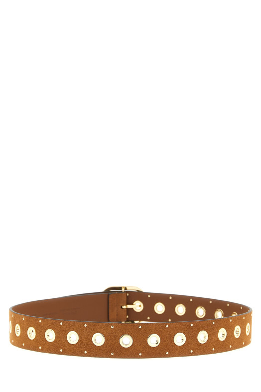 Studded belt Brown