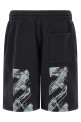 'Paint Diag Skate' bermuda shorts Black