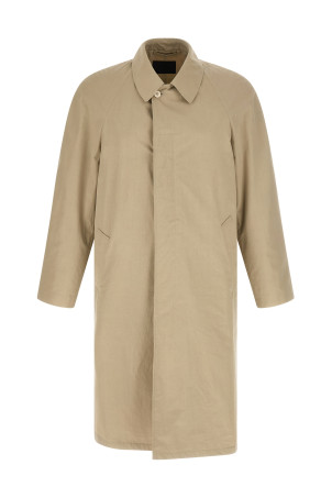 Cotton Trench Coat Beige