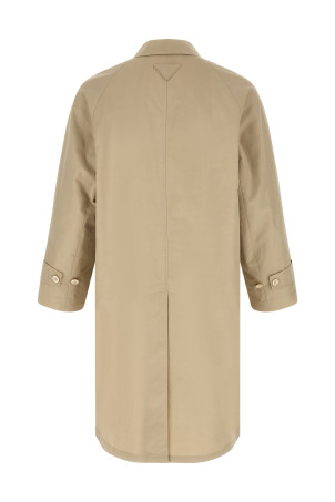 Cotton Trench Coat Beige