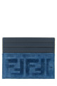FF denim card holder Blue