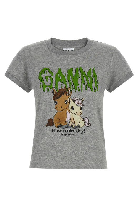 'Pony' T-shirt Gray