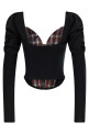 'Bea Corset' cardigan Black