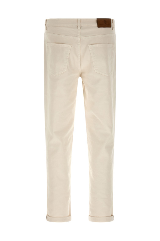 Comfort cotton jeans Beige