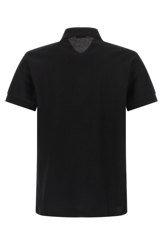 Embroidery polo shirt Black