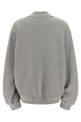 Logo embroidery sweatshirt Gray
