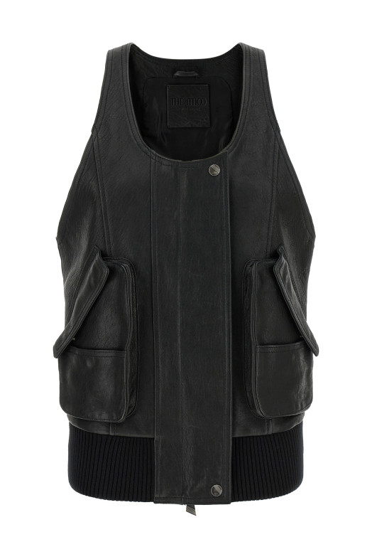 Blouson vest Black