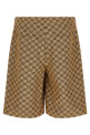 'GG Supreme' Bermuda shorts - 'Gucci Lido' line Beige